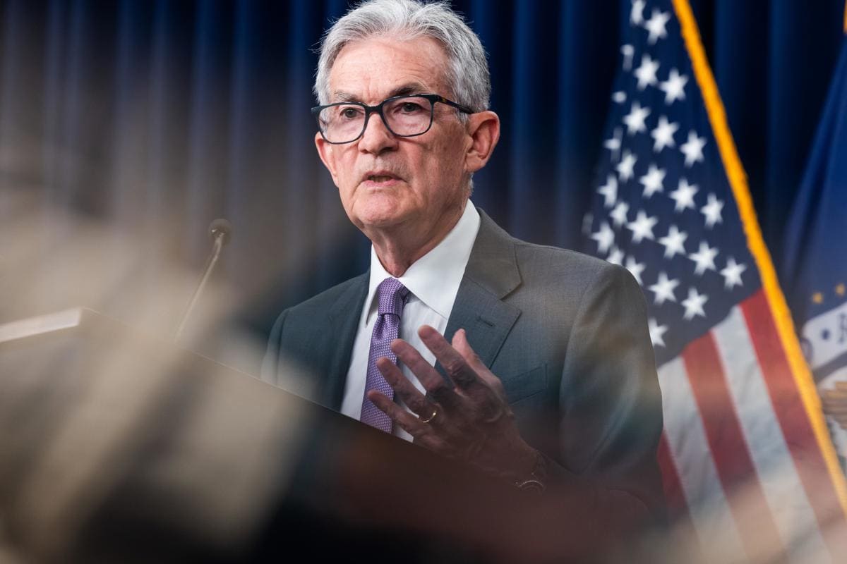 El presidente de la Reserva Federal de Estados Unidos Jerome Powell