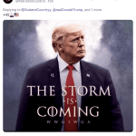 The Storm is cooming Donal Trump